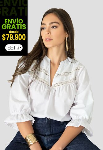Blusa Mujer Blanco Mp 113006 MP