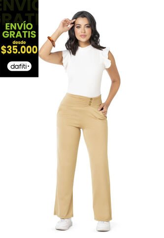 Pantalón Mujer Caramelo Mp 86925 MP