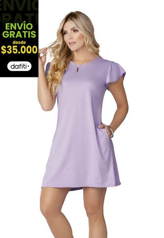 Vestido Corto Mujer Lila Mp 68383 MP