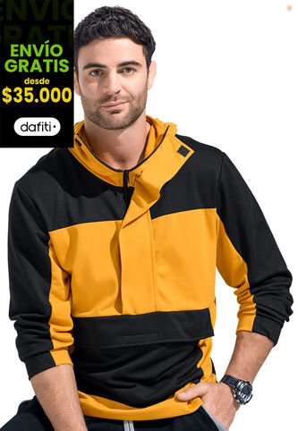 Hoodie Hombre Amarillo Mp 86861 MP