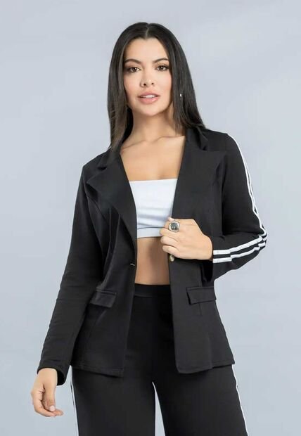 Blazer Mujer Negro Mp 111774