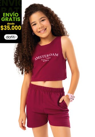 Conjunto Infantil Bebés Rojo Mp 101771 MP