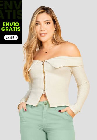 Blusa Mujer Crema Mp 110166 MP