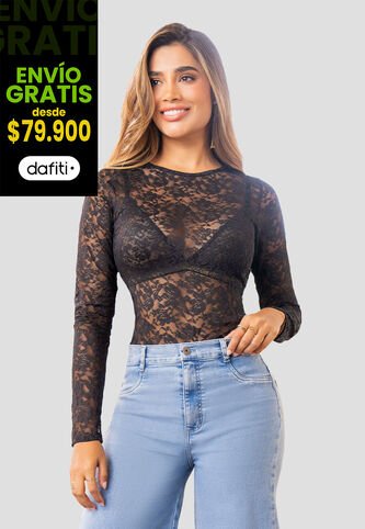 Camibuzo Mujer Negro Mp 112654 MP