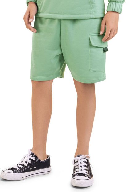 Bermuda Infantil Masculino Verde Mp 6460