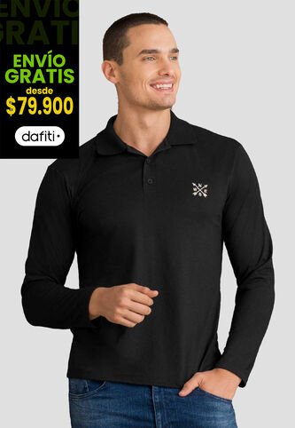 Camibuzo Hombre Negro Mp 105401 MP