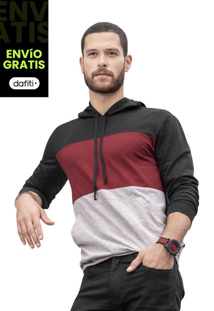 Buzo Hombre Rojo Mp 96525
