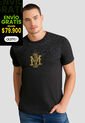 Camiseta Hombre Negro Mp 112802 de MP