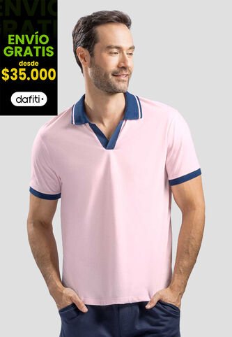 Polo Hombre Rosa Mp 113961 MP