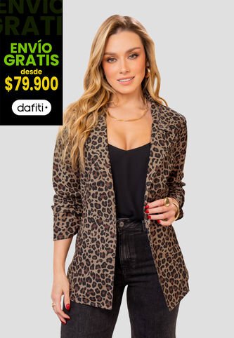 Blazer Mujer Estampado Mp 112655 MP