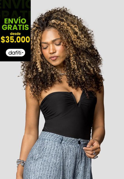 Blusa Mujer Negro Mp 113624