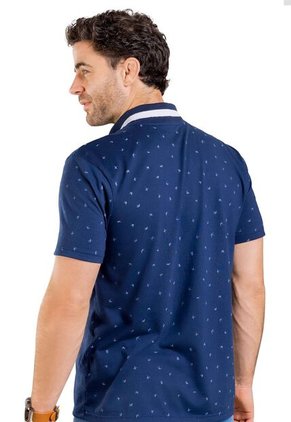 Polo Hombre Azul Mp 1885