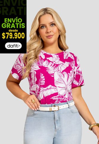 Camiseta Mujer Estampado Mp 112255 MP