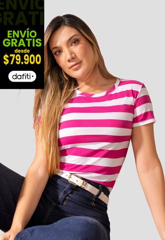 Camiseta Mujer Estampado Mp 112330 MP