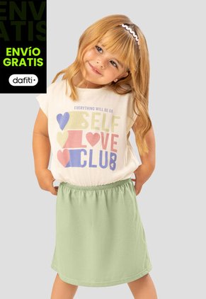Vestido Paq X2 Infantil Femenino Bicolor Mp 108196