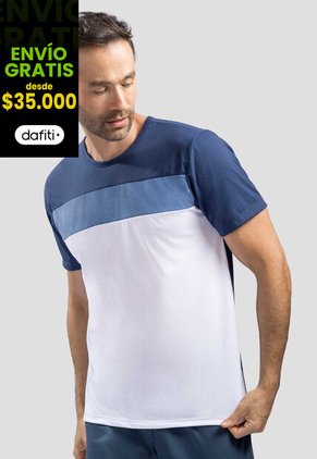 Camiseta Hombre Azul Profundo Mp 70042
