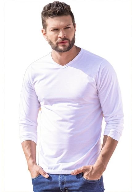 Camibuzo Adulto Masculino Blanco Marketing  Personal