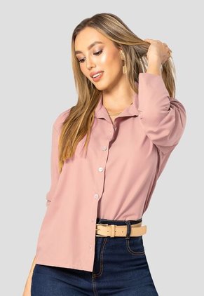 Camisa Mujer Rosa Polvo Mp 112500
