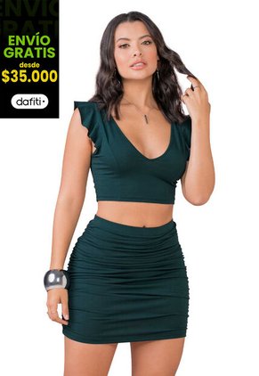 Conjunto Mujer Verde Mp 203