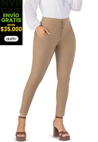 Pantalón Mujer Beige Mp 872 MP