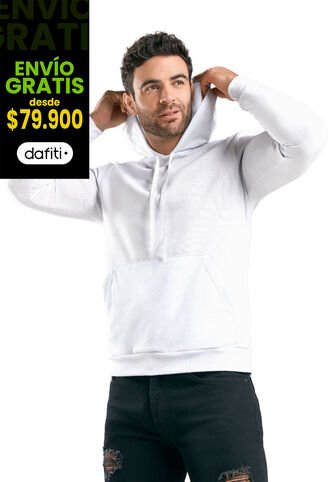 Hoodie Hombre Blanco Mp 89754 MP