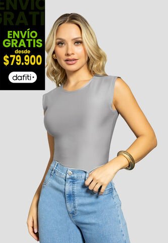 Blusa Mujer Gris Claro Mp 112213 MP