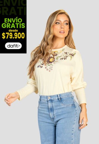 Blusa Mujer Crema Mp 112267 MP