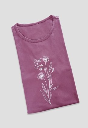 Camiseta Mujer Ciruela Mp 112214