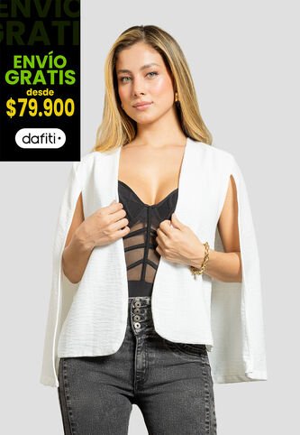 Blazer Mujer Blanco Mp 112273 MP