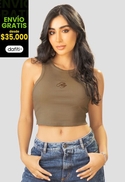 Blusa Mujer Chocolate Mp 107783