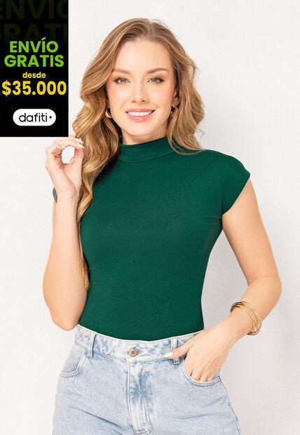 Blusa Mujer Verde Pino Mp 102963