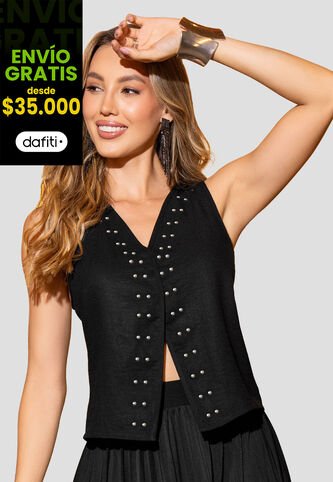 Blusa Mujer Negro Mp 113008 MP