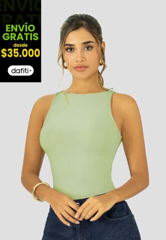 Blusa Mujer Verde Matcha Mp 112595 MP