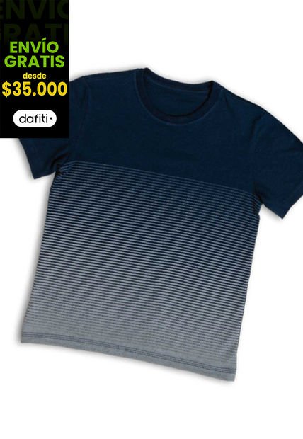 Camiseta Infantil Azul Mp 76664