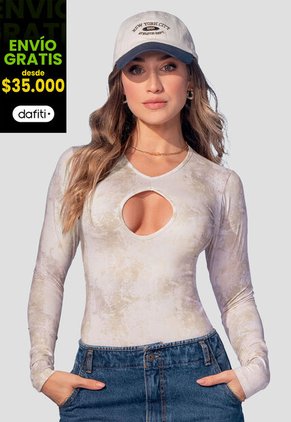 Body Mujer Estampado Mp 107882