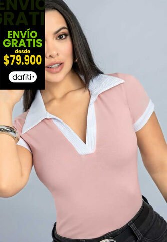 Polo Mujer Rosa Polvo Mp 111394 MP