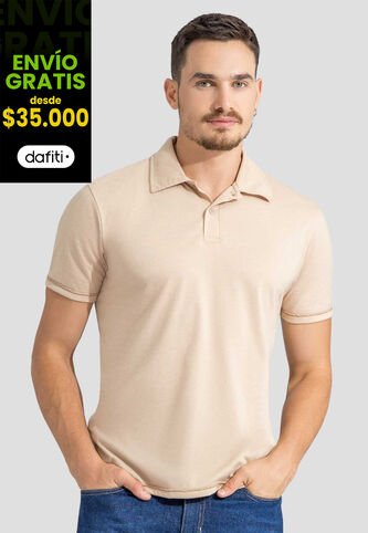 Polo Hombre Latte Mp 113254 MP