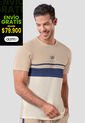 Camiseta Hombre Latte-Azul Mp 114234 de MP