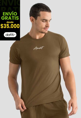 Camiseta Hombre Chocolate Mp 100495 MP