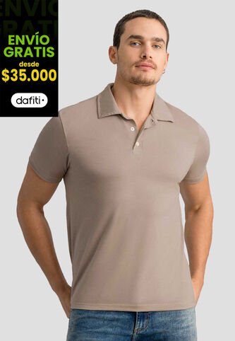 Polo Hombre Café Pardo Mp 113053 MP