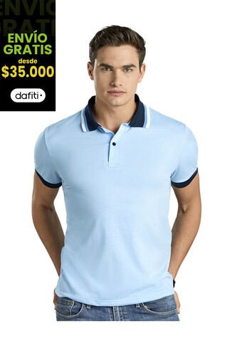 Polo Hombre Azul Baby Mp 96612 MP