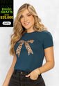 Camiseta Mujer Azul Petróleo Oscuro Mp 106954 de MP