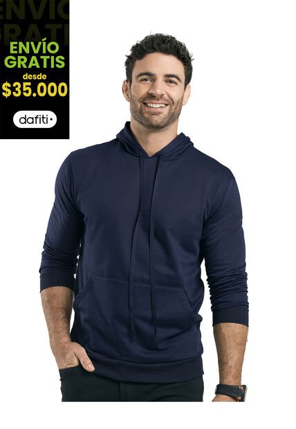 Buzo Hombre Azul Profundo Mp 89754