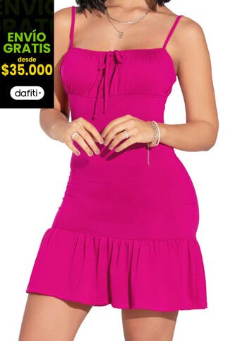 Vestido Corto Mujer Fucsia Mp 32922 MP