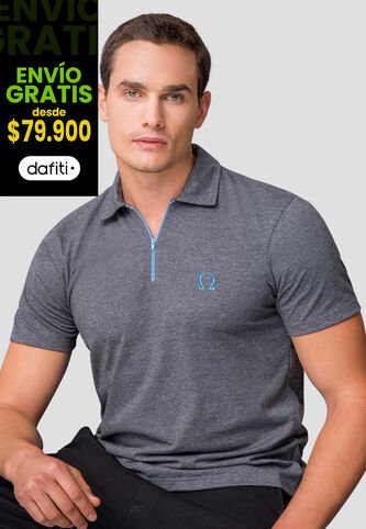 Polo Hombre Negro Cross Mp 111909 MP