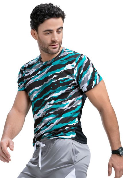 Camiseta Hombre Multicolor Mp 89083