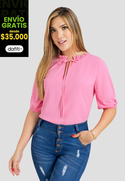 Blusa Mujer Rosado Mp 91727