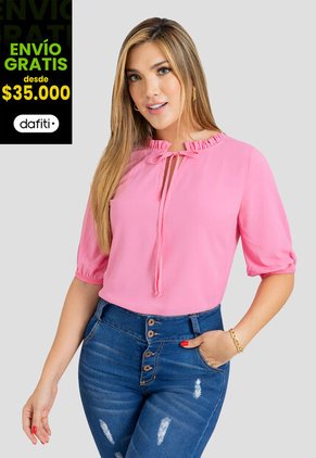 Blusa Mujer Rosado Mp 91727