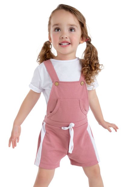 Overall Infantil Rosa Mp 89219