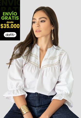 Blusa Mujer Blanco Mp 113006 MP